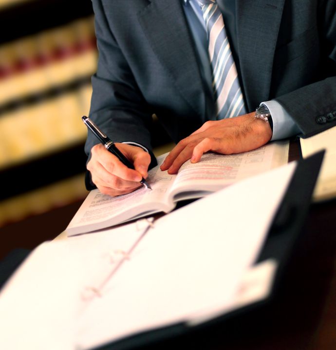 businessman signing a contract
